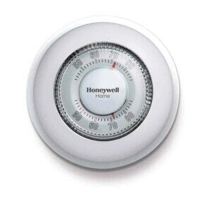 Honeywell Home Round Non-Programmable Thermostat 1H Single Stage Manual Control